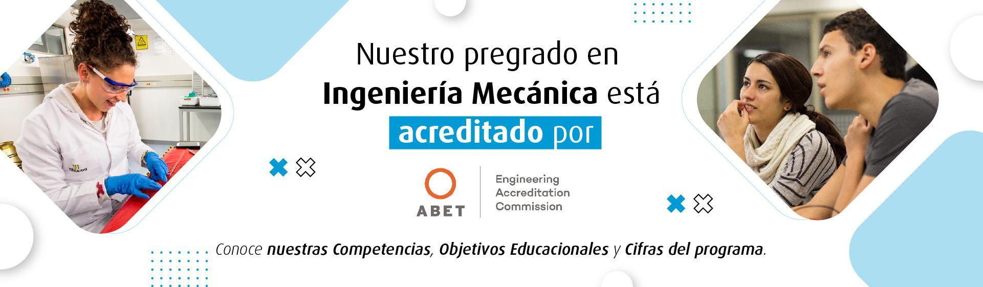 Acreditación ABET, ingeniería mecánica Uniandes