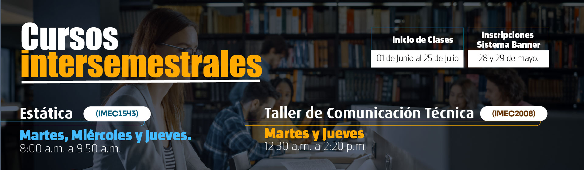 Curso intersemestral 2026, Ingeniería Mecánica