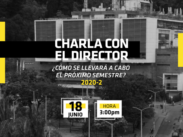 Los esperamos en la charla con el Director para aclarar todas las inquietudes