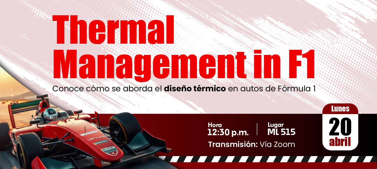 Charla Rafael Mora: Principal Thermal Systems Engineer en Red Bull Technology Charla Rafael Mora: Principal Thermal Systems Engineer en Red Bull Technology