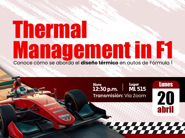 Thermal Management in Fórmula 1, Uniandes, Ingeniería Mecánica