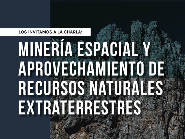 El Departamento de Ingeniería Mecánica los invita a la charla: Minería espacial y aprovechamiento de recursos naturales extraterrestres, David Urbina | Uniandes