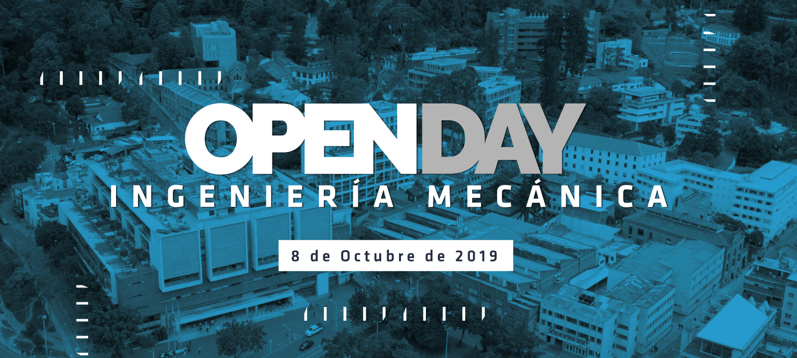 Invitación para el Open Day organizado por el Departamento de Ingeniería Mecánica