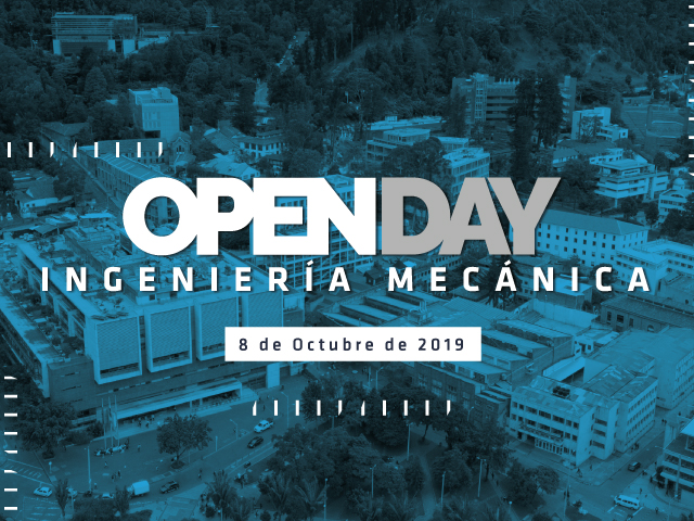 Invitación para el Open Day organizado por el Departamento de Ingeniería Mecánica