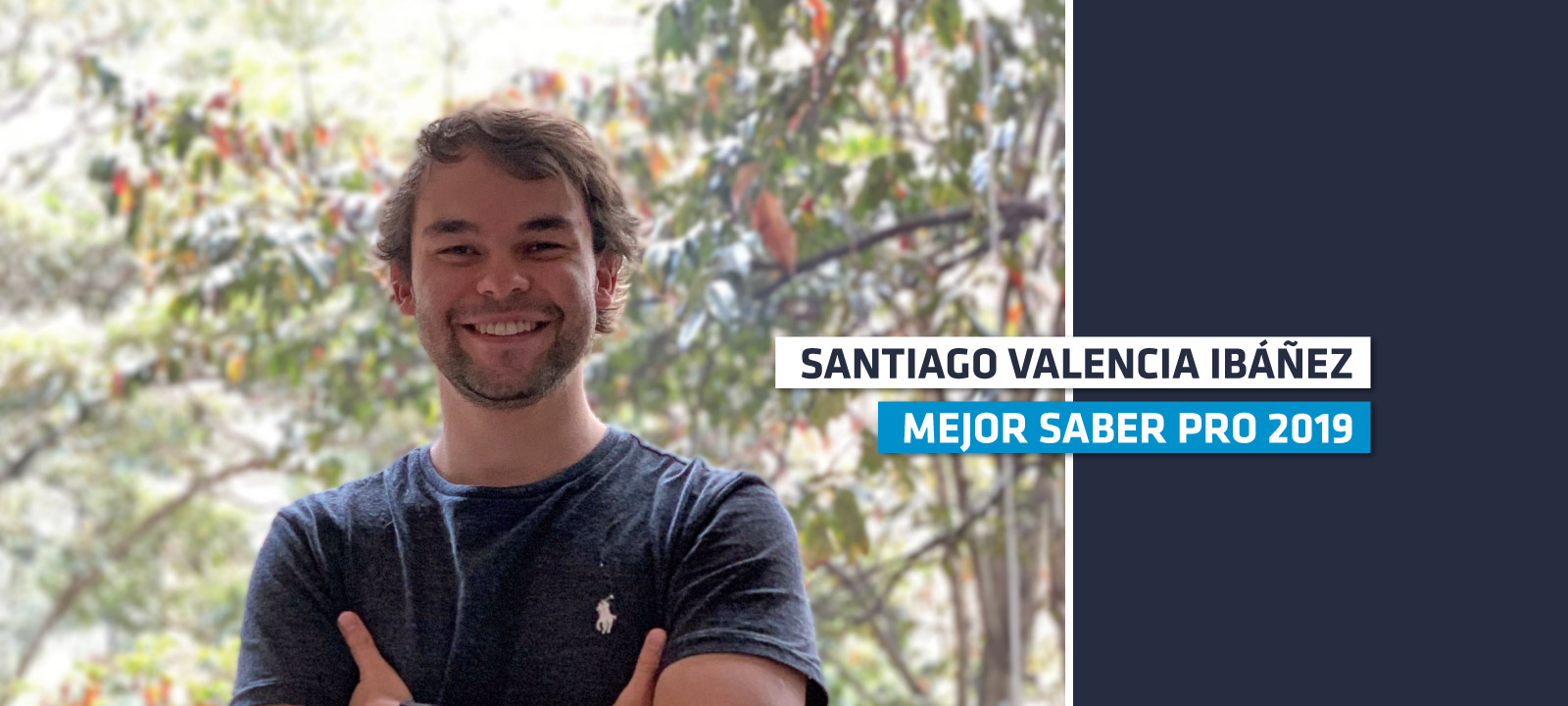 Santiago fue galardonado como el mejor saber pro del 2019