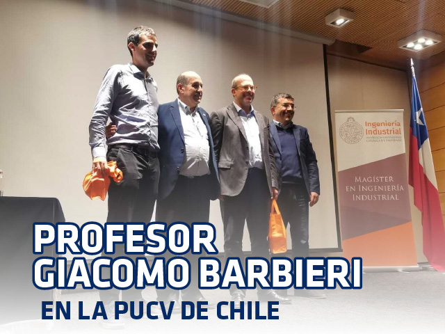Profesor Giacomo Barbieri en la PUCV de Chile