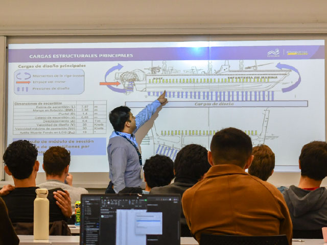De la Ingeniería Mecánica al diseño naval: David Ricardo Alvarado compartió su experiencia en Cotecmar
