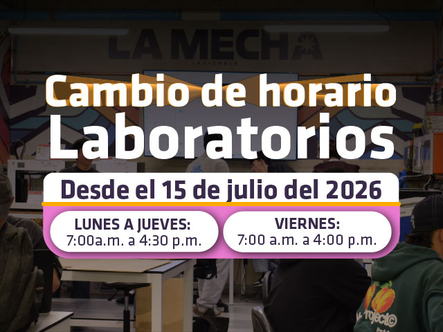 Horarios Laboratorios de Ingeniería Mecánica de la Universidad de los Andes