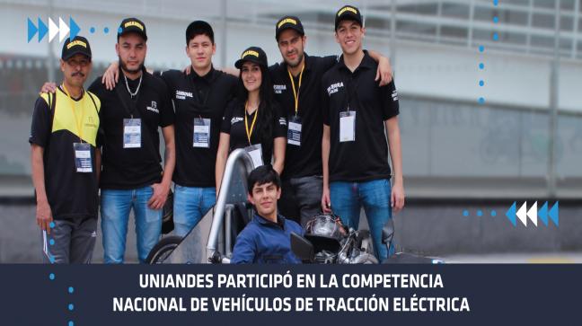 Uniandes participo en la competencia nacional de vehiculos de traccion electrica